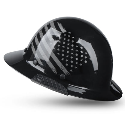 DAX American Flag Full Brim Hard Hat