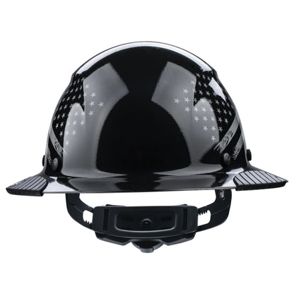 DAX American Flag Full Brim Hard Hat