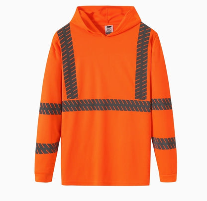 Hi-Vis Long Sleeve Reflective w/hood